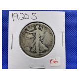 1920-S WALKING LIBERTY HALF DOLLAR