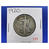 1920 WALKING LIBERTY HALF DOLLAR