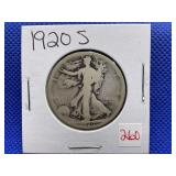 1920-S WALKING LIBERTY HALF DOLLAR