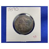 1890 MORGAN SILVER DOLLAR