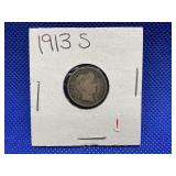1913-S BARBER DIME