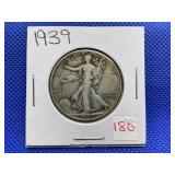 1939 WALKING LIBERTY HALF DOLLAR