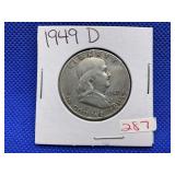 1949-D FRANKLIN HALF DOLLAR