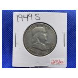 1949-S FRANKLIN HALF DOLLAR