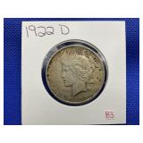 1922-D PEACE DOLLAR