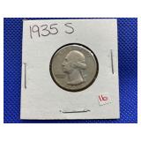1935-S WASHINGTON QUARTER