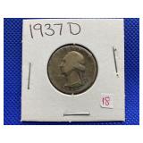1937-D WASHINGTON QUARTER