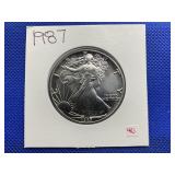 1987 AMERICAN SILVER EAGLE