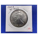 2023W AMERICAN SILVER EAGLE - PRIVY