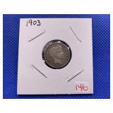 1903 BARBER DIME