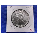 1991 AMERICAN SILVER EAGLE