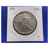 1990 AMERICAN SILVER EAGLE