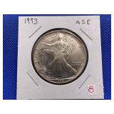 1993 AMERICAN SILVER EAGLE