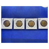 LOT OF 4 CANADIAN DOLLARS 1987 (2) & 1989 (2)