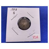 1905S BARBER DIME