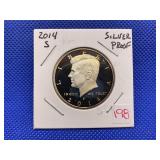 2014S KENNEDY HALF DOLLAR SILVER PROOF