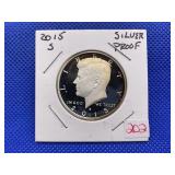 2015S KENNEDY HALF DOLLAR SILVER PROOF