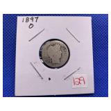 1897O BARBER DIME