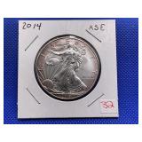 2014 AMERICAN SILVER EAGLE