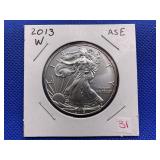 2013W AMERICAN SILVER EAGLE