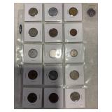 LOT OF 16 FOREIGN COINS - POSSIBLE SILVER