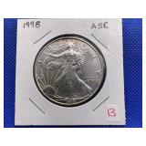 1998 AMERICAN SILVER EAGLE