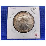 2001 AMERICAN SILVER EAGLE