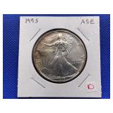 1995 AMERICAN SILVER EAGLE *KEY*