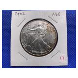 2002 AMERICAN SILVER EAGLE