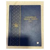 CANADIAN ALBUM  SMALL CENT - 34 COINS TOTAL