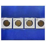 LOT OF 4 CANADIAN DOLLARS 1987, 1988, 1989 & 1992