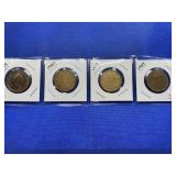 LOT OF 4 CANADIAN DOLLARS 1987, 1988, 1989 & 1995