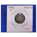 1895O BARBER DIME KEY DATE