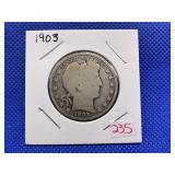 1903 BARBER HALF DOLLAR