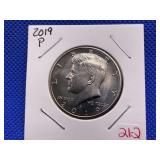 2019P KENNEDY HALF DOLLAR
