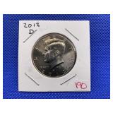 2012D KENNEDY HALF DOLLAR
