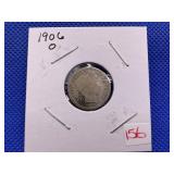 1906O BARBER DIME