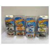 LOT OF 8 HOT WHEELS CARS WITH PROTECTIVE CASES