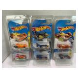 LOT OF 6 HOT WHEELS CARS IN FACTORY SEALED
