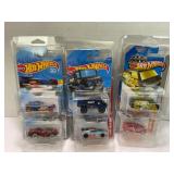LOT OF 6 HOT WHEELS CARS IN FACTORY SEALED