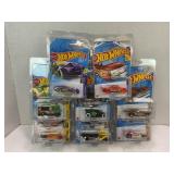 LOT OF 8 HOT WHEELS CARS WITH PROTECTIVE CASES