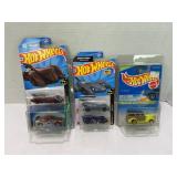 LOT OF 5 HOT WHEELS TREASURE HUNT CARS AND MORE