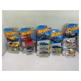 LOT OF 12 HOT WHEELS CARS IN PROTECTIVE CASES