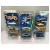 LOT OF 6 HOT WHEELS TREASURE HUNT CARS IN FACTORY