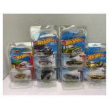LOT OF 6 HOT WHEELS CARS IN PROTECTIVE CASES