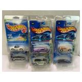 LOT OF 6 HOT WHEELS TREASURE HUNT CARS IN FACTORY