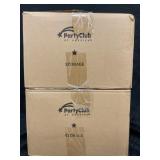 2 BOXES OF (4) 54 X 289 X 97 MM PLASTIC CONTAINERS