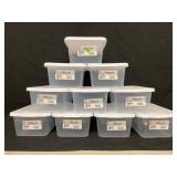 10 - 6 QUART, 5.7 LITER BOXES WITH LIDS