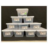 10 - 6 QUART, 5.7 LITER BOXES WITH LIDS