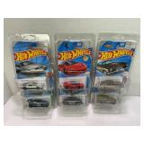 LOT OF 6 HOT WHEELS TREASURE HUNT CARS IN FACTORY